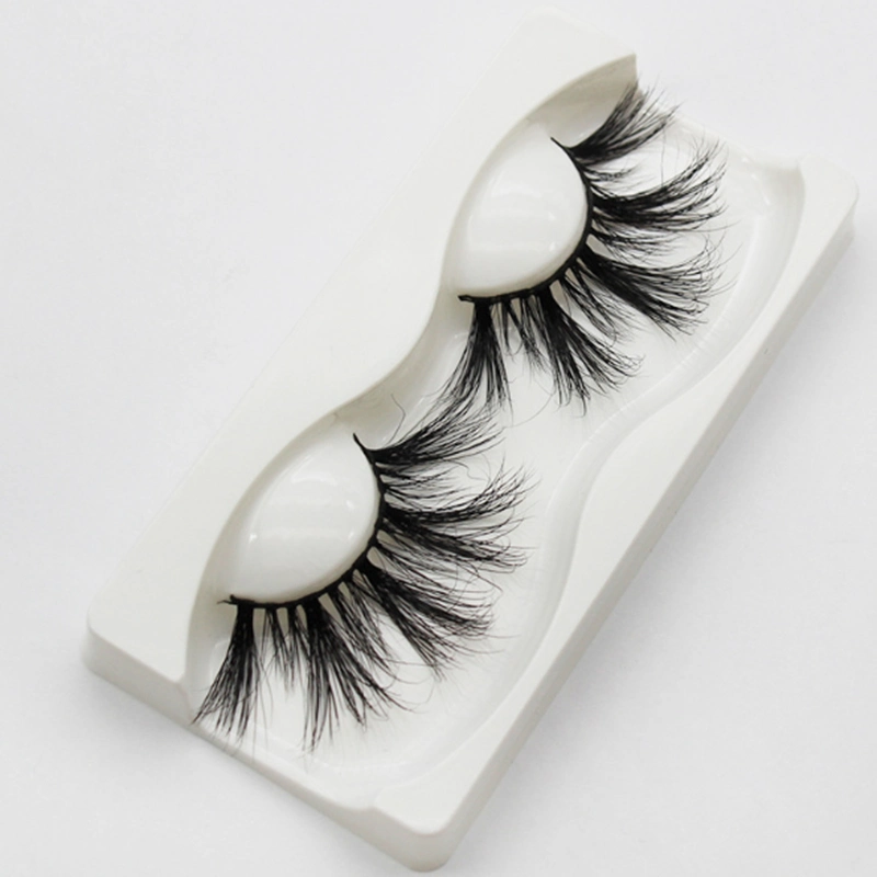 Custom Label Real Hair Luxury 25mm Curler Lashes 3D Mink False Eyelashes