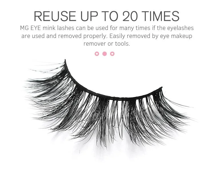 3D Synthetic Private Label False Eyelashes Band False Eyelashes and Custom Private Label Faux Mink Eyelash