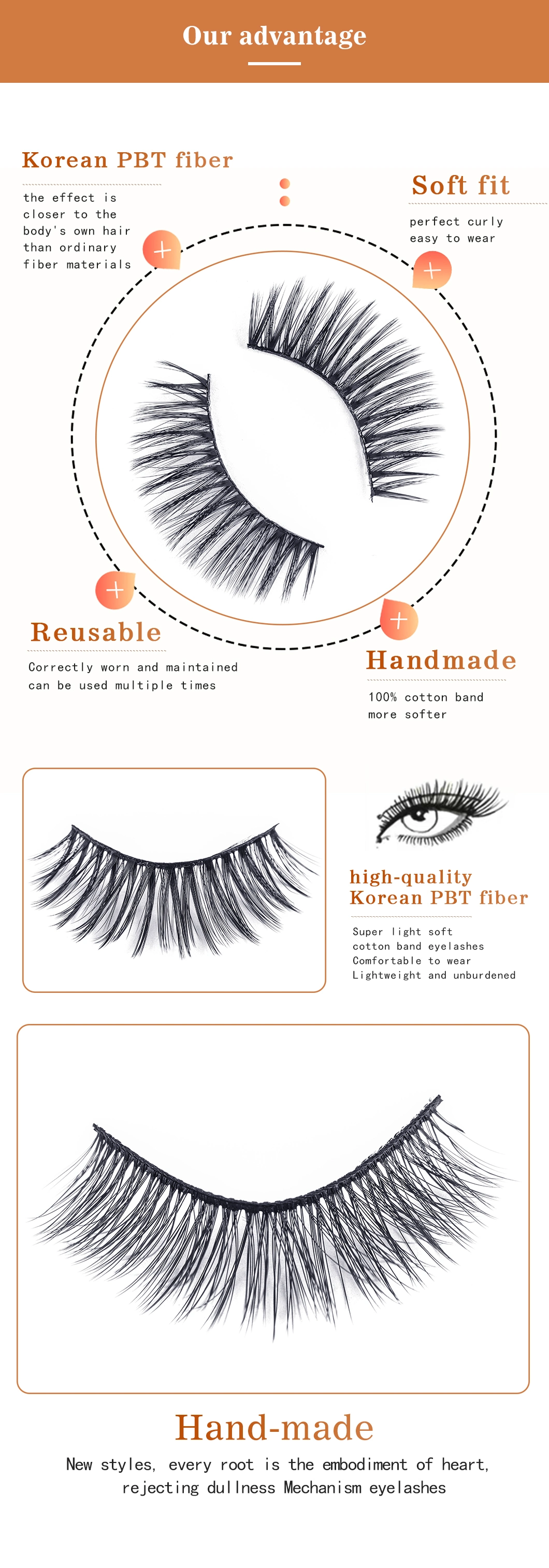 Cheap Vegan Faux Mink Eyelashes 3D/5D Faux Mink Lashes Cruelty Free Eyelash Extension with Packaging Box