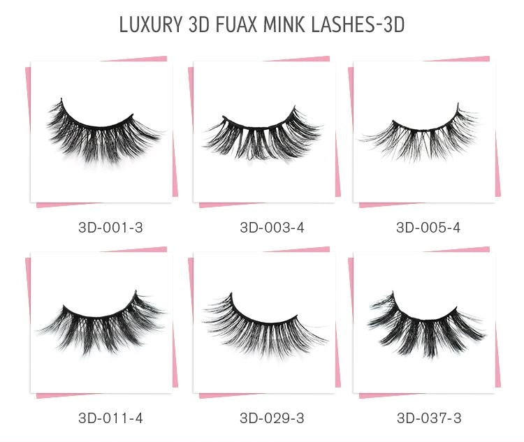 3D Imitation Mink Colored Eye End Eyelash Extension 100A-7c