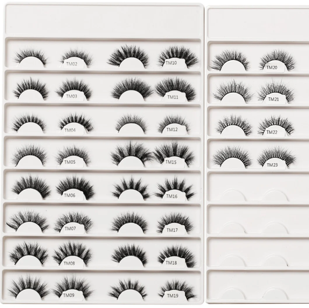 Free Sample 3D Vegan 15mm Silk False Eyelashes with Private Label Cases, Black Cottton Band